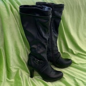 High healed boots